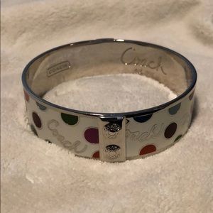 Coach Polka Dot Bangle